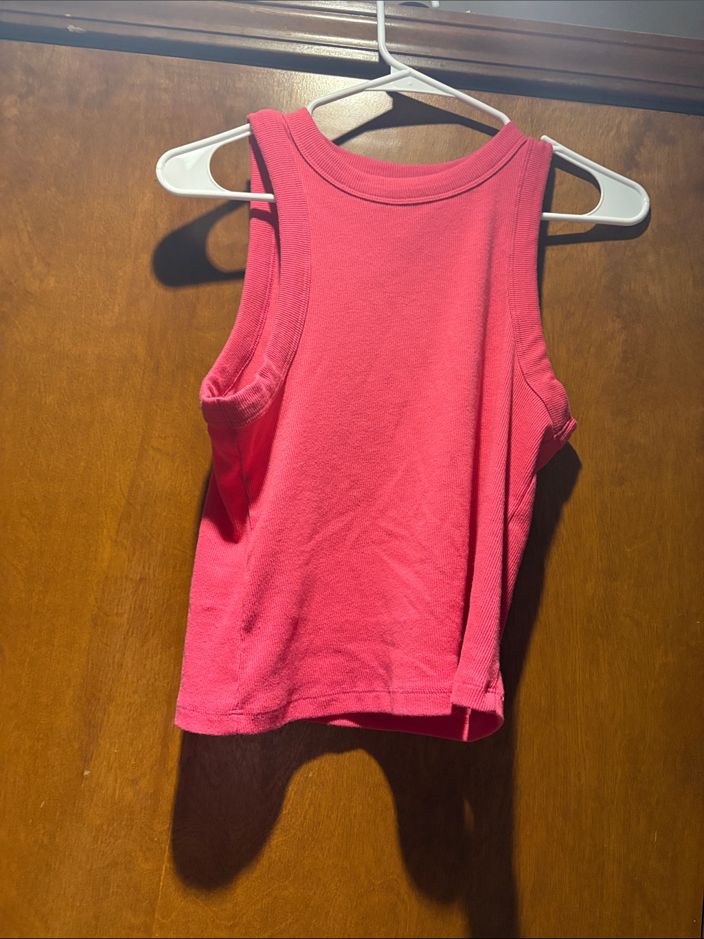 Old Navy Hot Pink Ribbed Tank Top